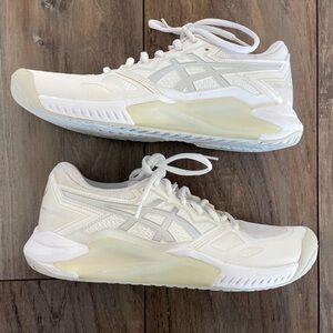 Asics Gel-Challenger 13 tennis white and silver Women’s sneakers size US 7.5